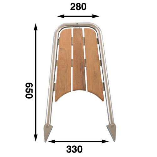 HOPP-I-LAND PEKE 65CM TEAK