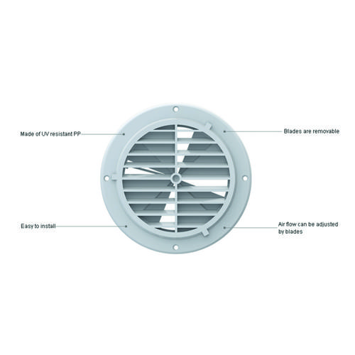 VENTIL VIT PLAST RUND 164MM