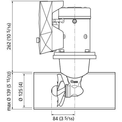 QUICK BOGPROPELLERKIT 125/40