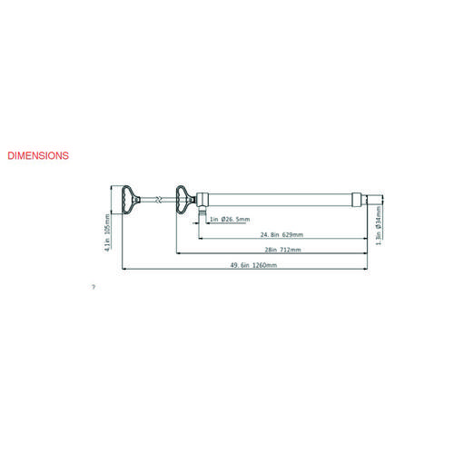 HANDPUMP 720MM