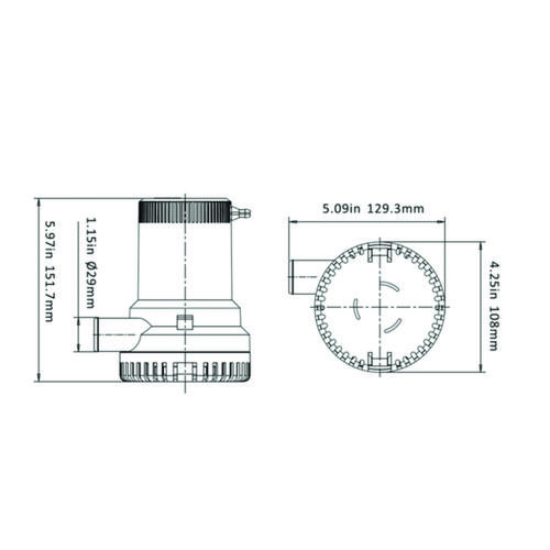 LÄNSPUMP SEAFLO 126L 12V