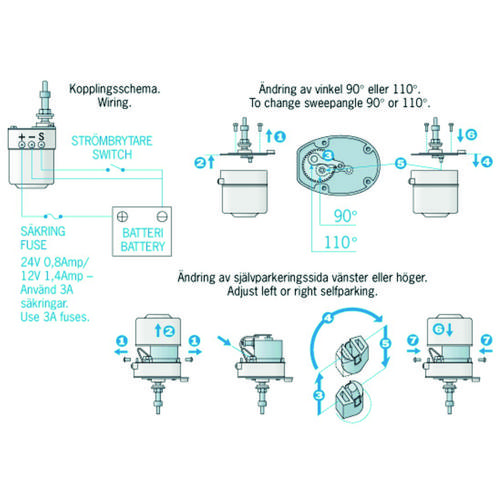 VINDRUTETORKARE ROCA W5 12V