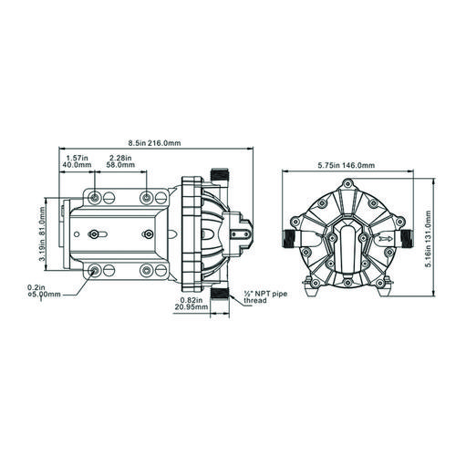 PENTRYPUMP SEAFLO 18,9L 12V