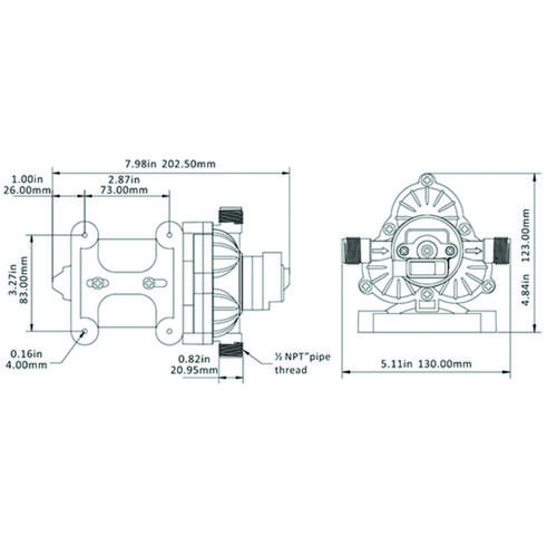 SPOLPUMPKIT SEAFLO 19,7L 12V