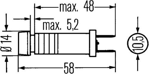 LAMPHÅLLARE F INSTR PANEL