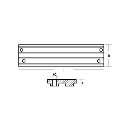 ANODKIT MERCURY F70-115HK ALU