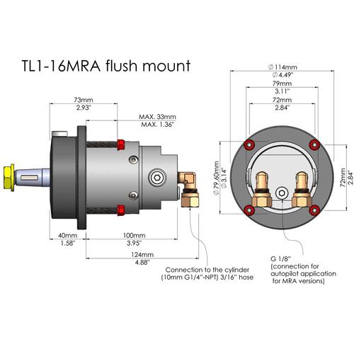 HYDRAULSTYRNING HYDRO MU50 INU