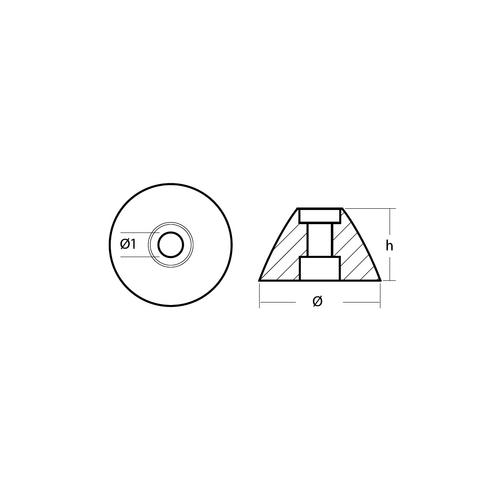 ANOD SIDEPOWER SE30,40,SP30 ZN