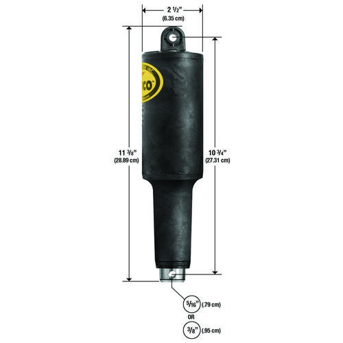 LENCO CYLINDER KORT 5/16 HÅL