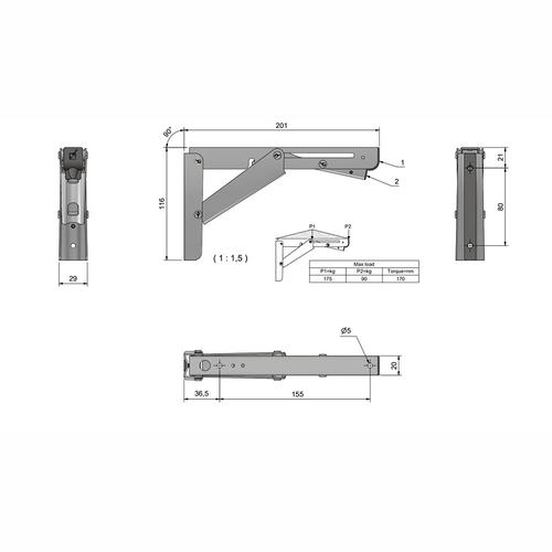 KONSOLL ROBUST M RF304 ROCA