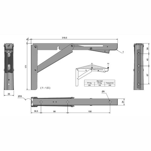 KONSOLL ROBUST XL RF304 ROCA