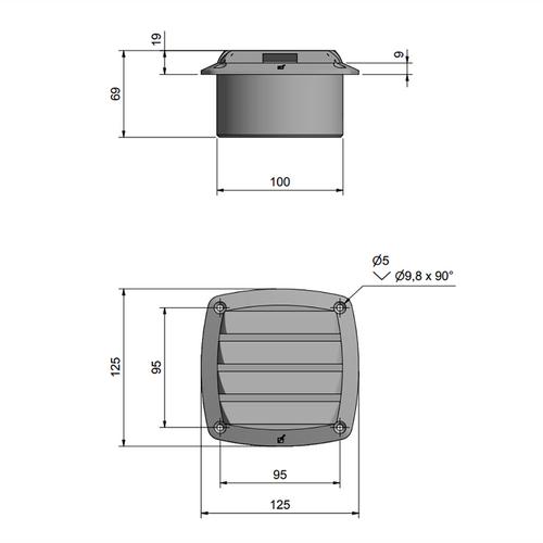 VENTILGALLER 125 STOS SV ROCA